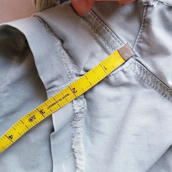 🌸 Madewell | Mint‎ Garment Dyed Cutoff Cotton Shorts 28 - Picture 10 of 13